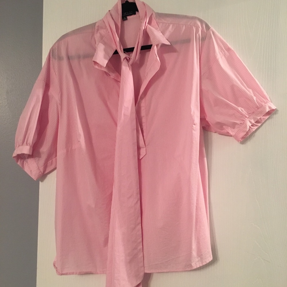 Eloquii pussy bow blouse